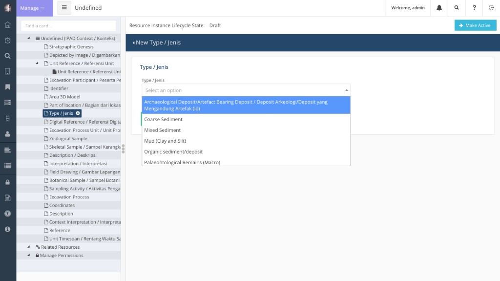 Resource editor