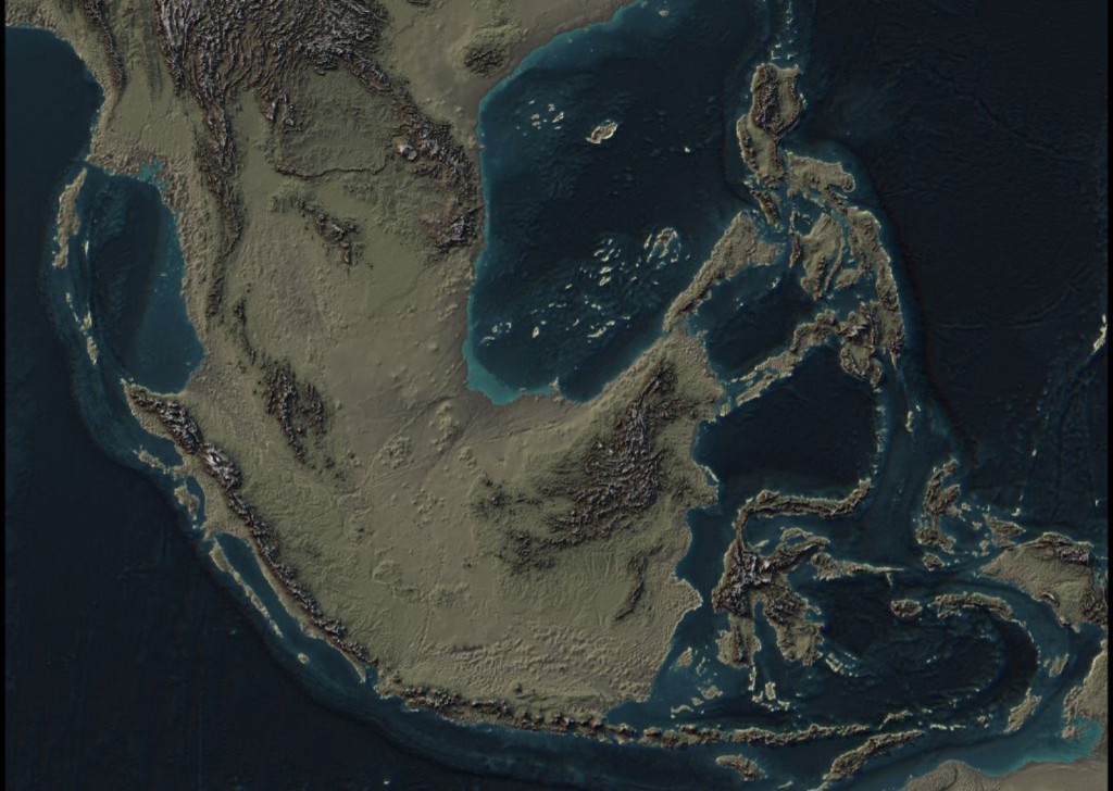 Map of archaeological sites